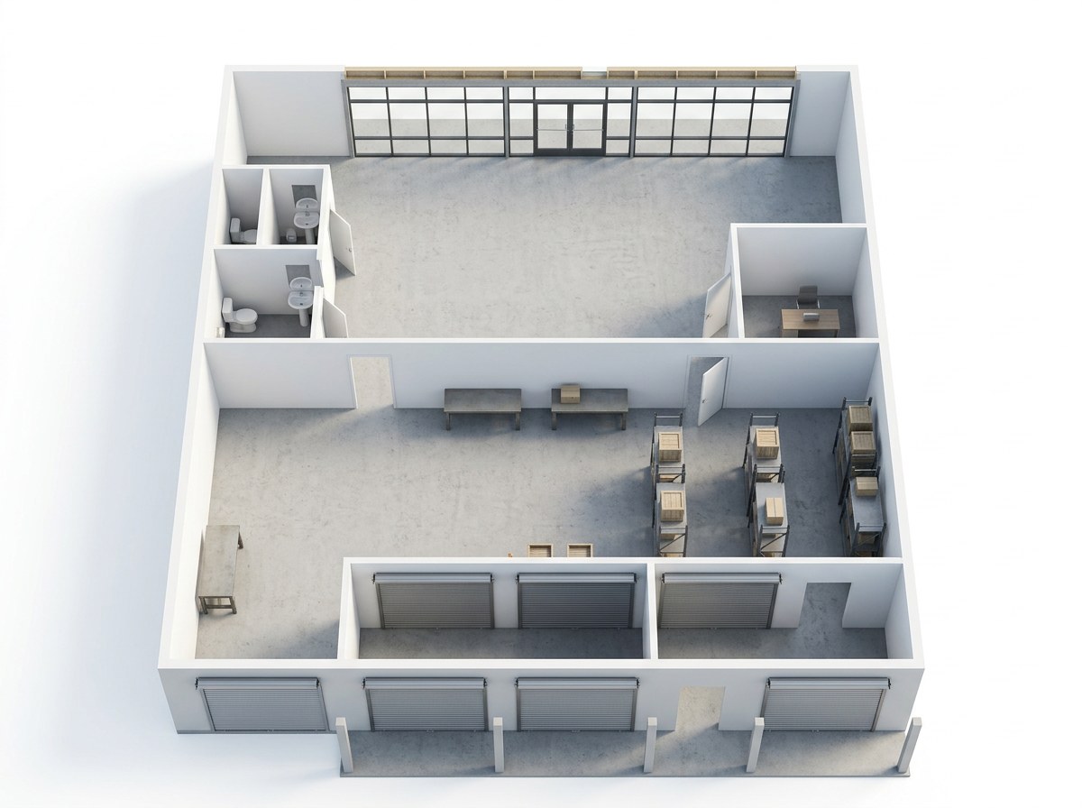 3865 Winchester Rd #4 & 5 — 3D floor plan