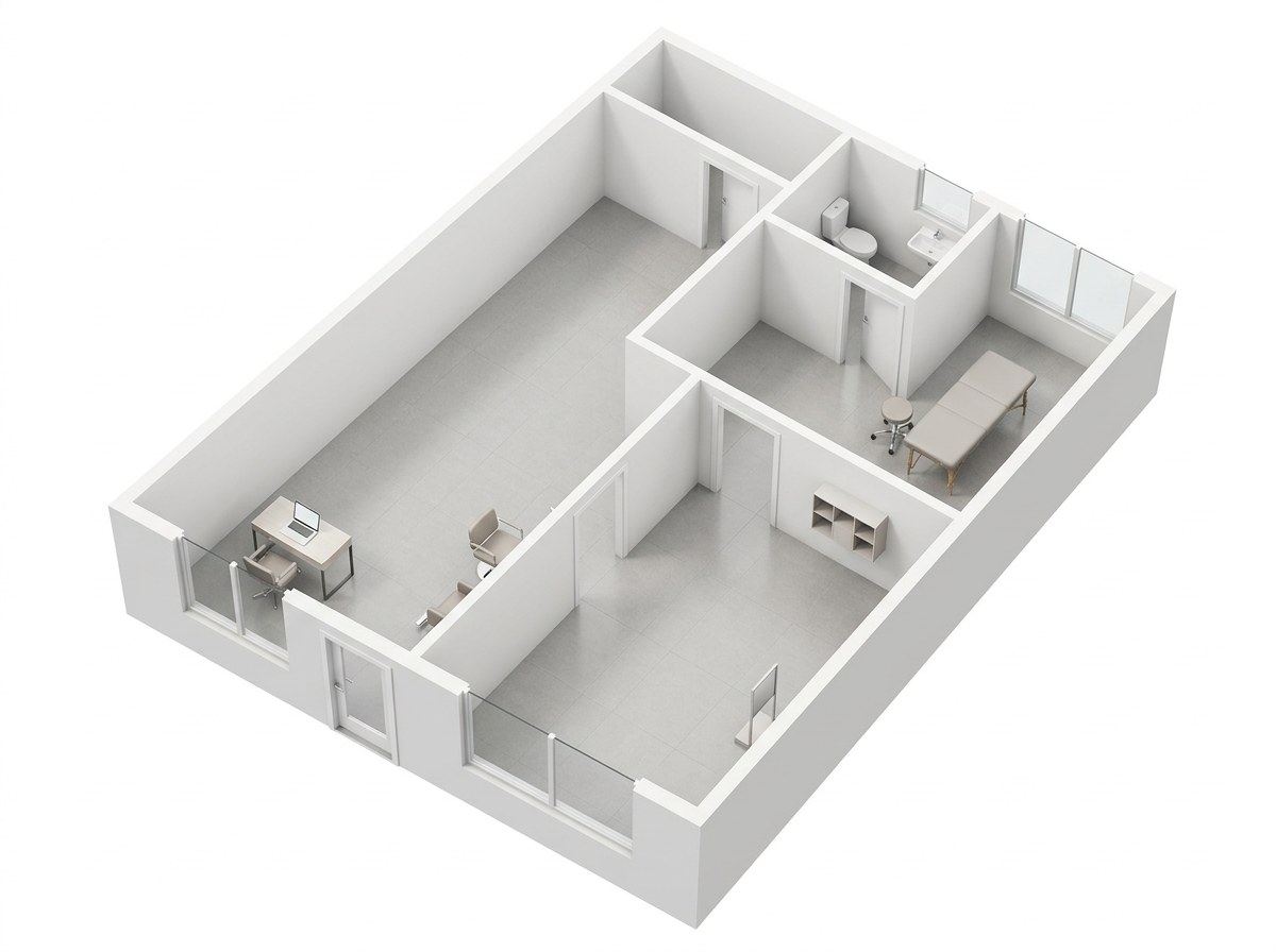 3709 Lamar Ave #5 — 3D floor plan